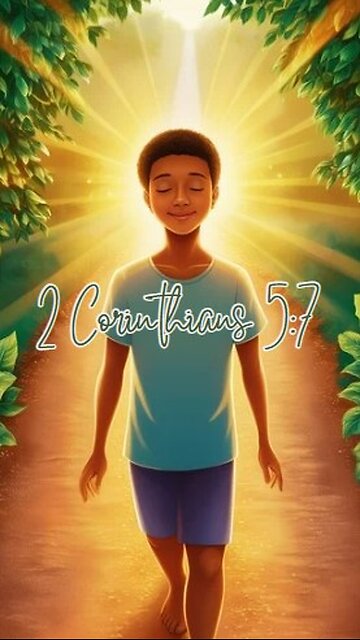 2 Corinthians 5:7 - For we live by faith, not by sight.