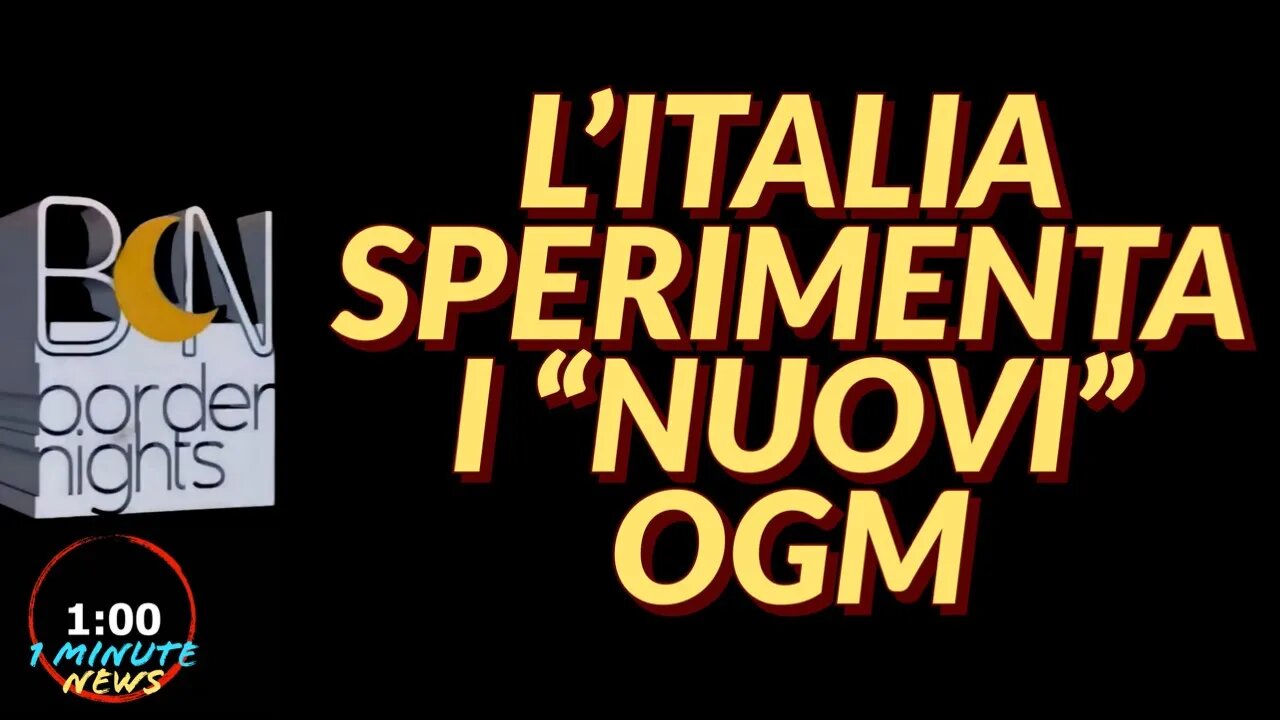 L'ITALIA SPERIMENTA I "NUOVI" OGM - 1 Minute News