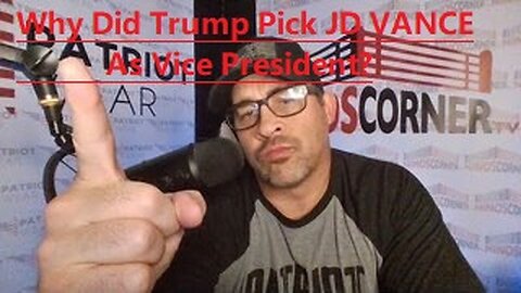 David Nino - Why Did Trump Pick JD VANCE As Vice President?