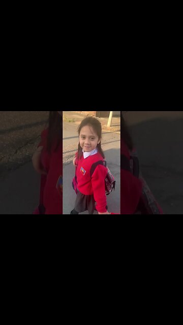 First day of school for my babies-beautiful day