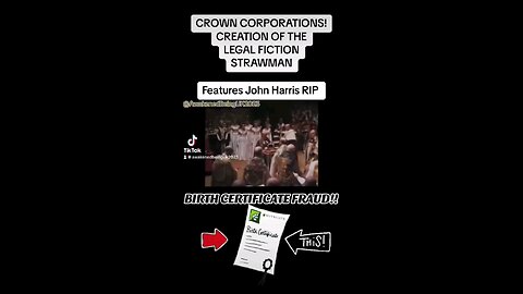 Crown Corporations Creation of The Kegal Fiction STRAWMAN