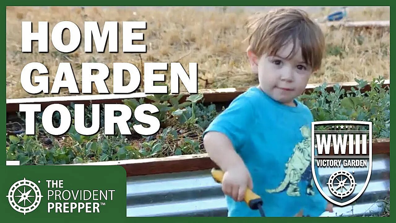 WWIII Victory Garden: Impressive Home Garden Tours and Our 90-Day Challenge Kickoff