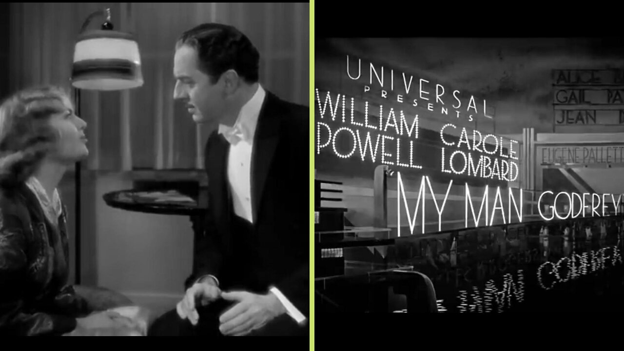 William Powell, Carole Lombard | My Man Godfrey (1936) Comedy | Full Movie English