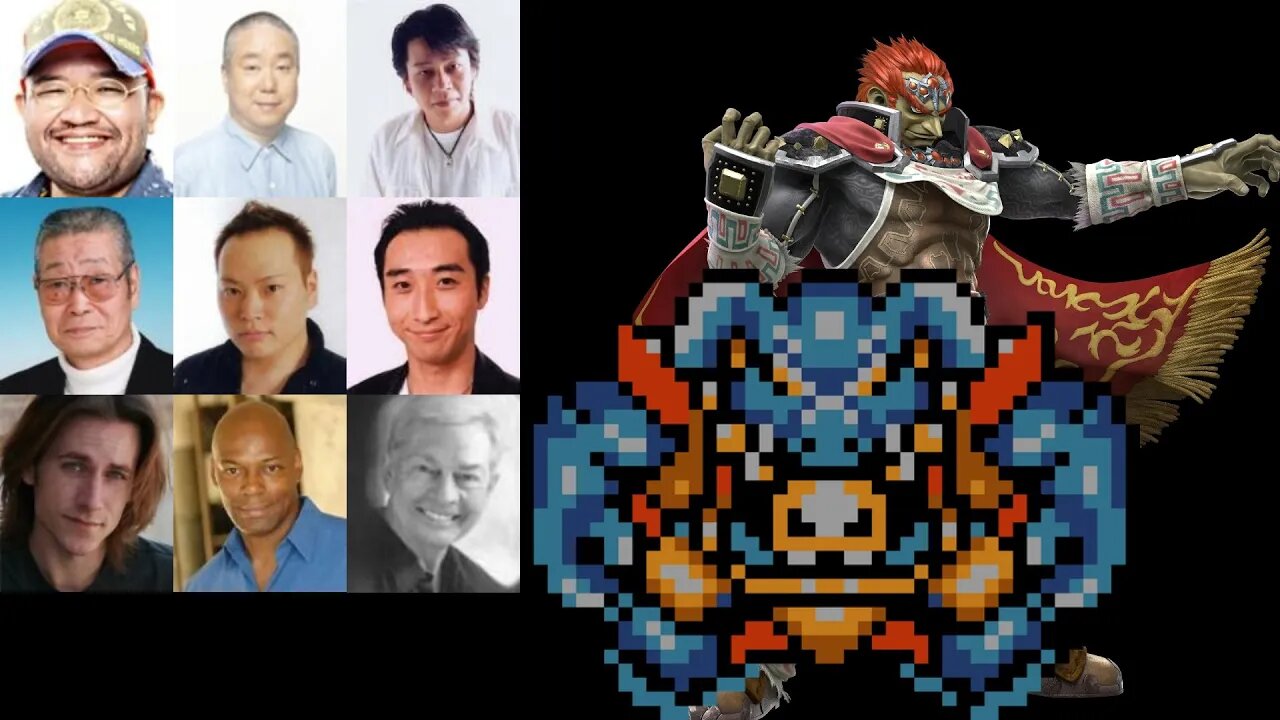 Video Game Voice Comparison- Ganon (Legend of Zelda)