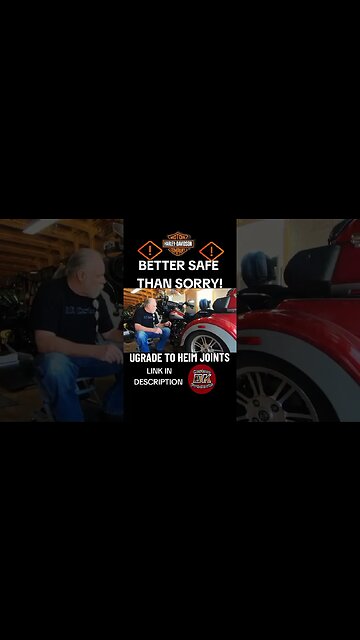 ⚠️UPGRADE YOUR HARLEY W/ HEIM JOINTS! #shorts