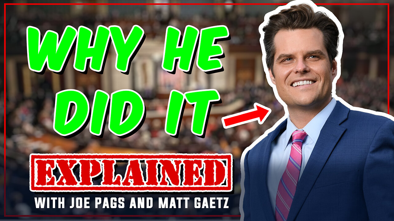 Rep Matt Gaetz Goes on Record on Why He Moved on McCarthy and What's Next