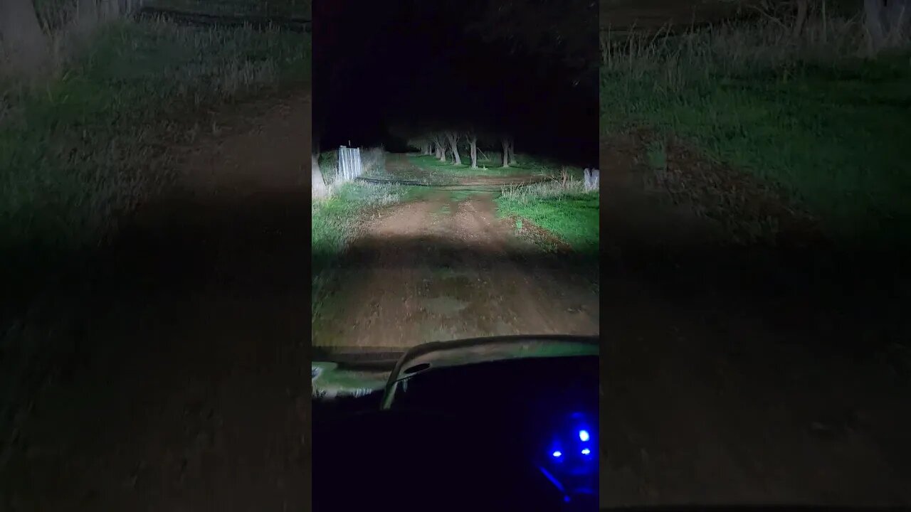 Night drive in the Kawasaki Mule