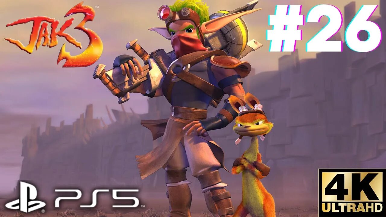 Jak 3 Mission #26: Attack Metal Head Hive Through The Sewers | PS5, PS4 | 4K (No Commentary Gaming)