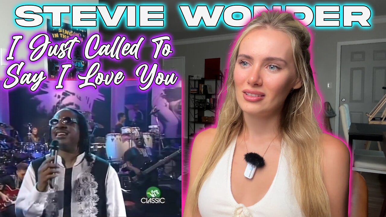 Stevie Wonder- I Just Called To Say I Love You!! Russian Girl First Time Hearing!!