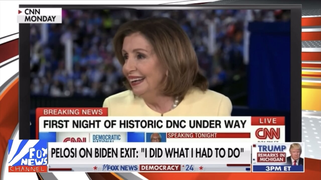 Pelosi Addresses tension with Biden after 2024 exit: ‘I did what I had to do’ (August 20, 2024)