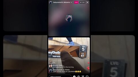DD Osama With His Homie On Instagram Live For NBA 2k Park Run With His Fans & Supporter 26.01.23.