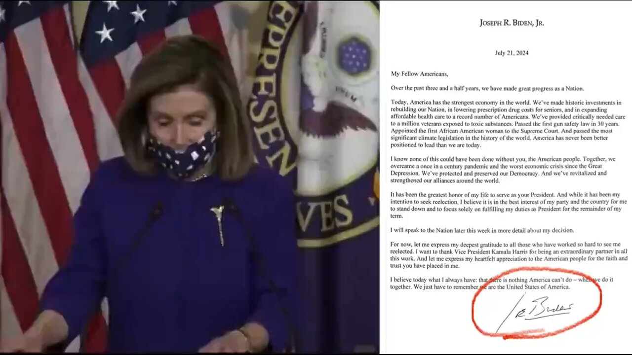Biden was blackmailed into dropping out of the race after top democrats threatened to remove him