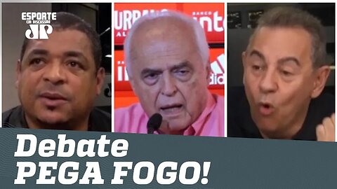 PEGOU FOGO! Vampeta defende Leco, e Flavio Prado DÁ NO MEIO!
