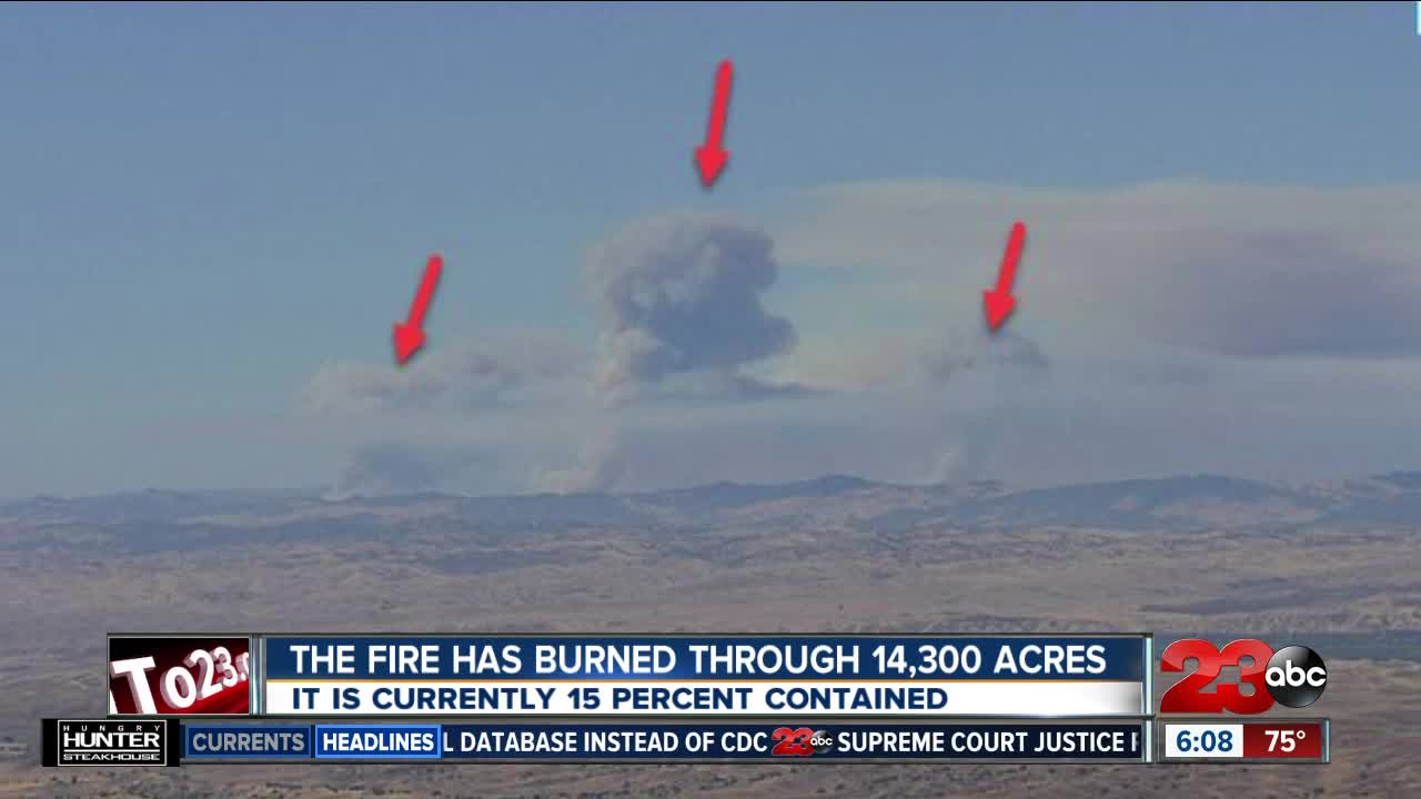 Mineral Fire up to 16,500 acres