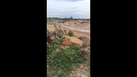 Lake excavation work