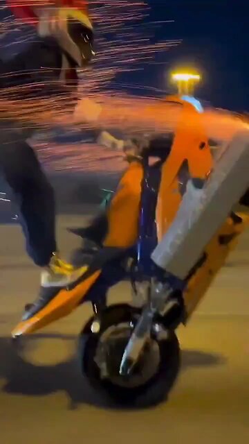 Motorcycle fireworks