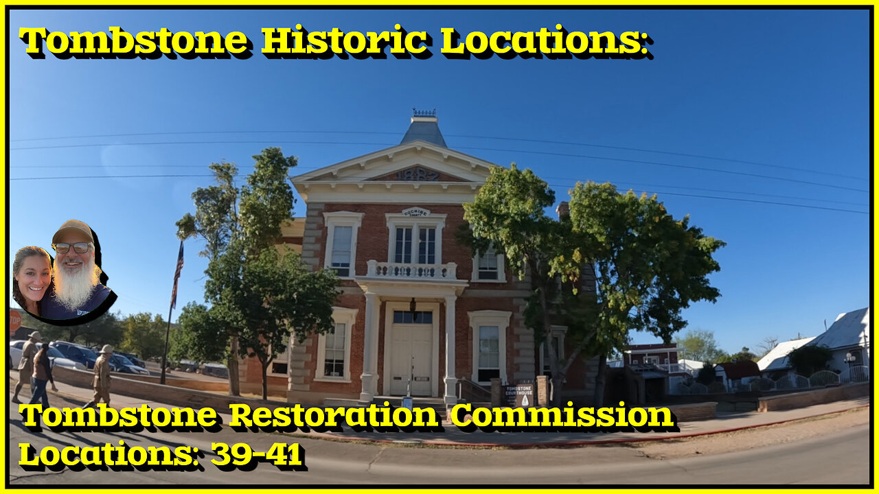 Tombstone Restoration Commission Walking Tour Locations 39-41