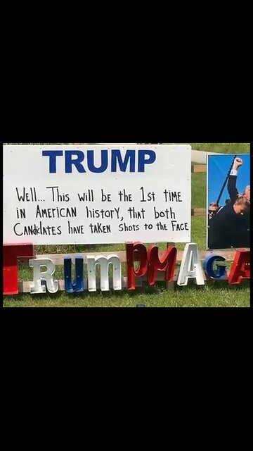 ‘Both Candidates Have Taken Shots to the Face’ Sign