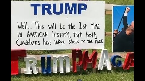 ‘Both Candidates Have Taken Shots to the Face’ Sign