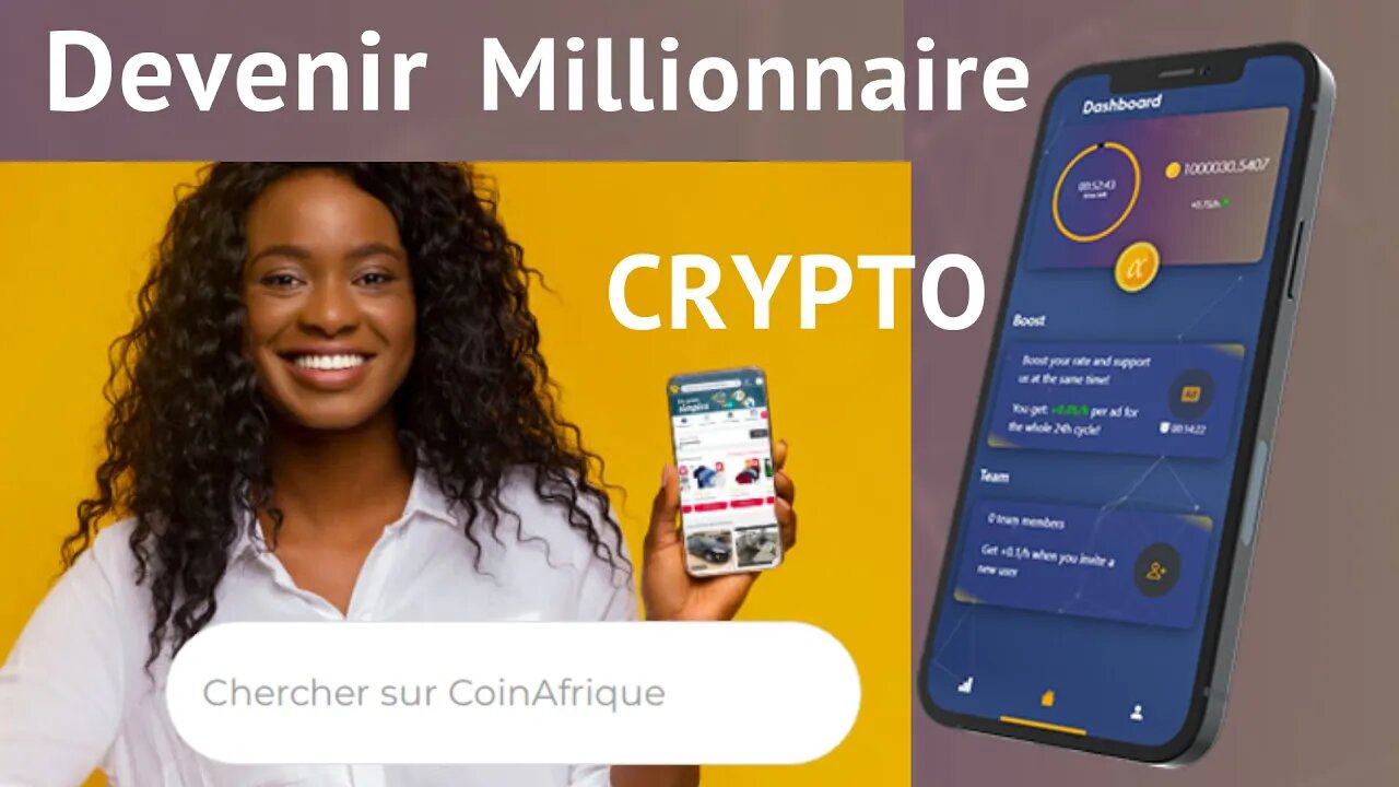 Devenir millionnaire gagner crypto alpha minage wallet investir crypto