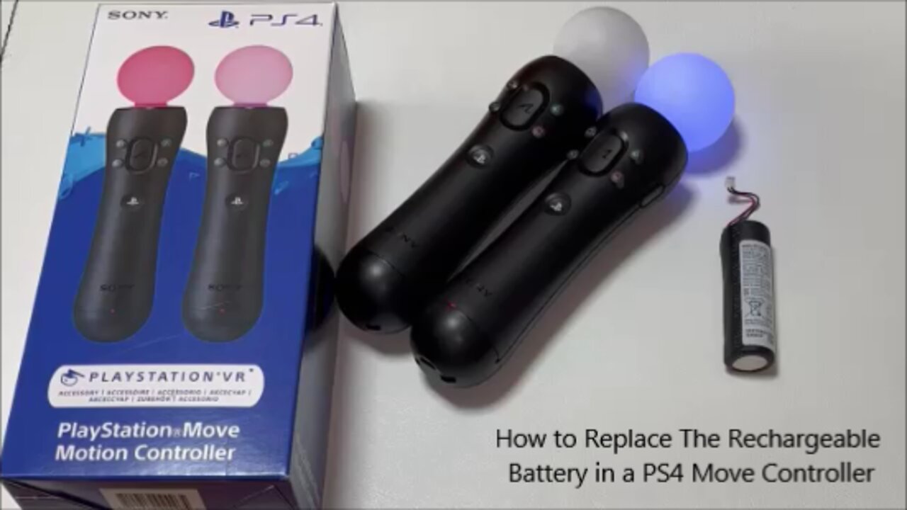 How to Replace The Rechargeable Battery in a PS4 Move Controller