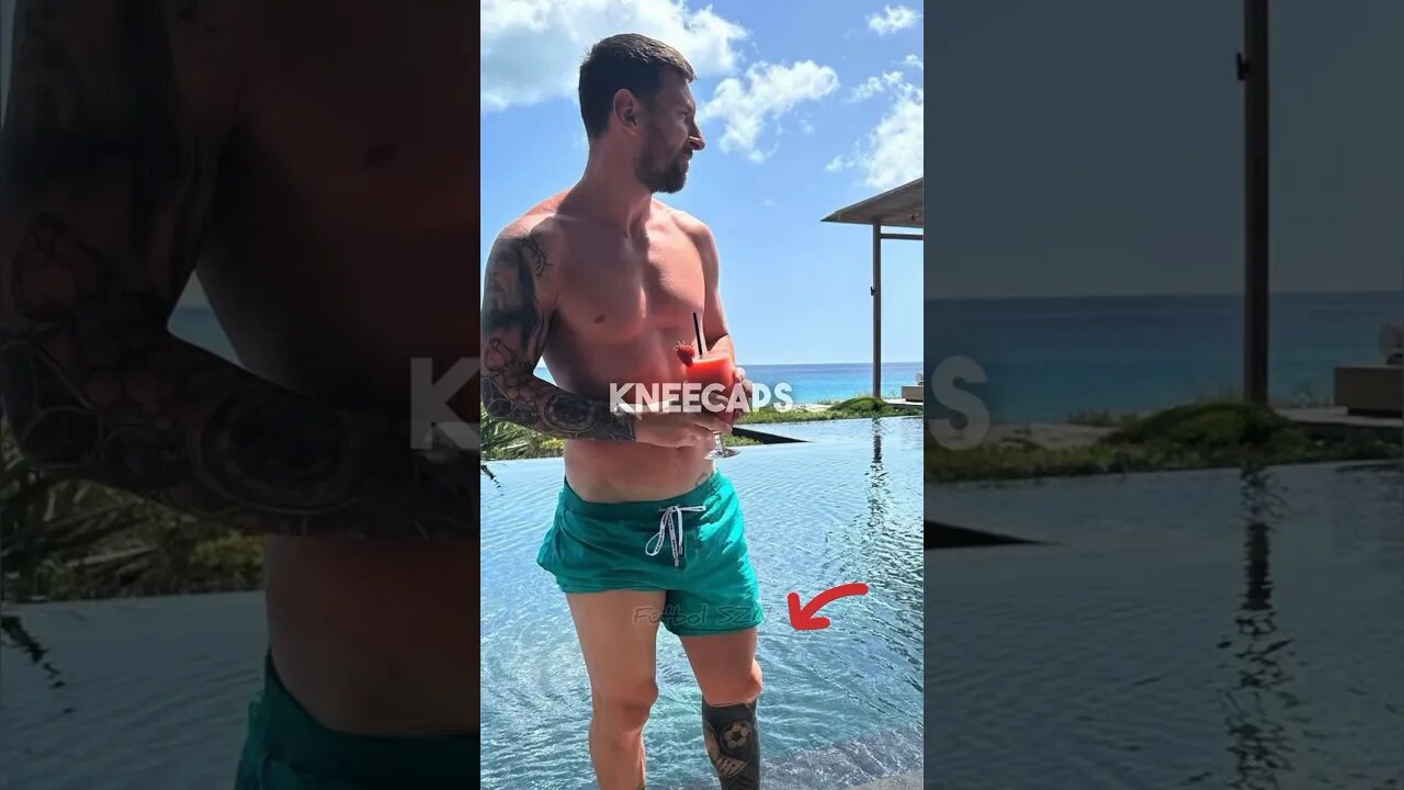 Why everyone is talking about Messi’s Knees 🔥🤯 #football #messi