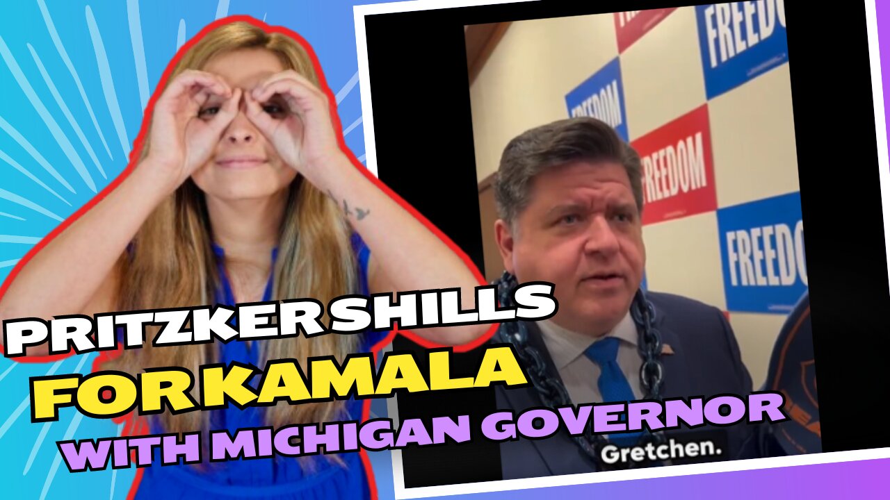 MI GOV and IL GOV shill for Kamala Harris; it's so cringe it needs to be studied​