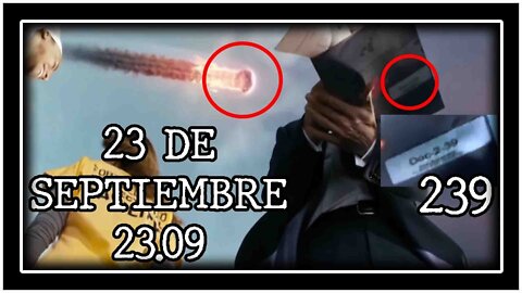 LA DATA NASCOSTA 23 SETTEMBRE 239?PROGRAMMAZIONE PREDITTIVA DI UN ATTACCO NUCLEARE a NEW YORK ED IN AMERICA?NON SI SA DI CHE ANNO COME PER L'11 SETTEMBRE 2001 FACEVANO LE STESSE COSE ANCHE ALLORA