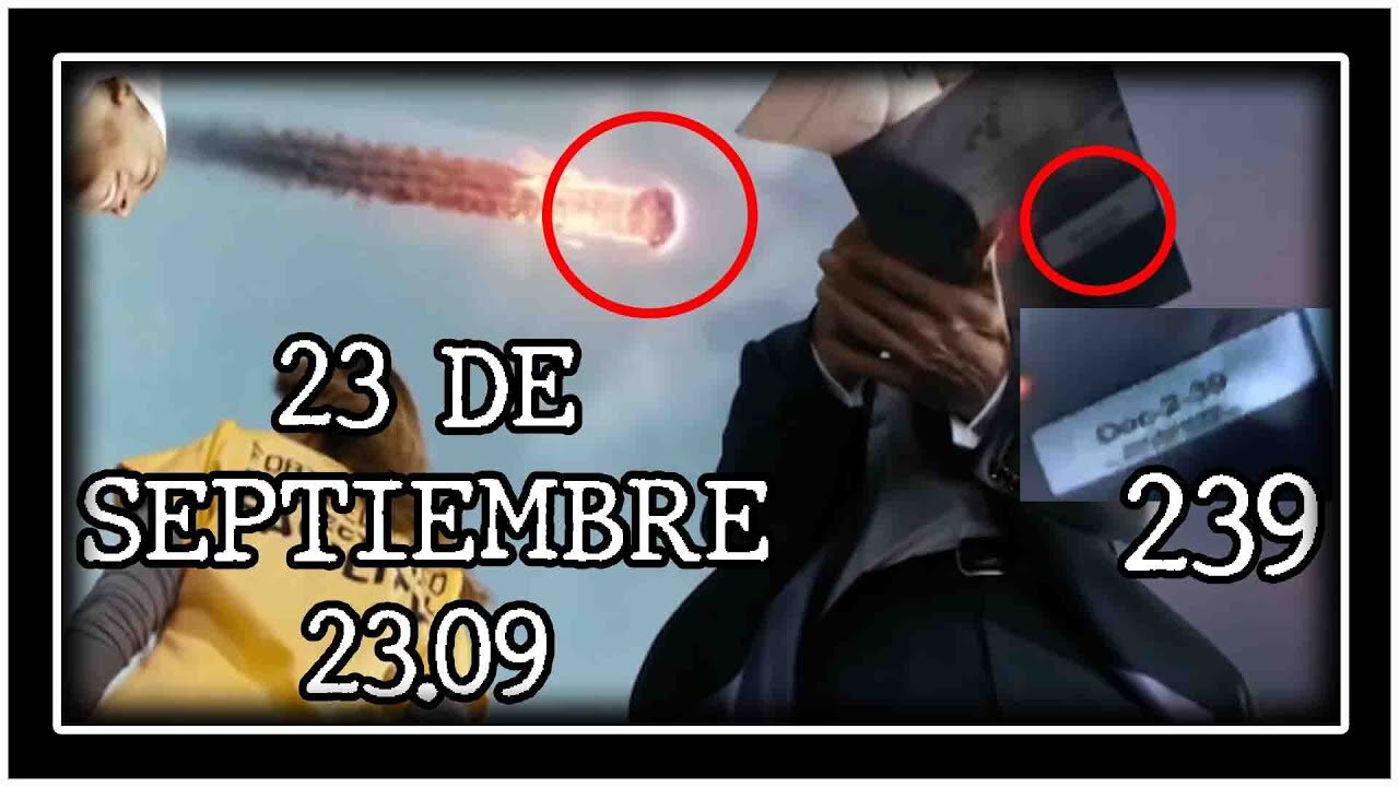 LA DATA NASCOSTA 23 SETTEMBRE 239?PROGRAMMAZIONE PREDITTIVA DI UN ATTACCO NUCLEARE a NEW YORK ED IN AMERICA?NON SI SA DI CHE ANNO COME PER L'11 SETTEMBRE 2001 FACEVANO LE STESSE COSE ANCHE ALLORA