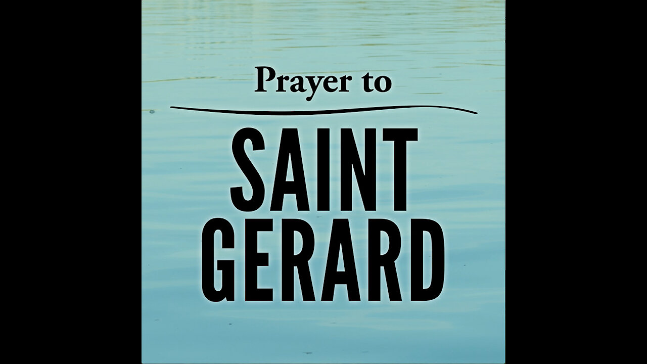 Prayer To Saint Gerard [GMG Originals]