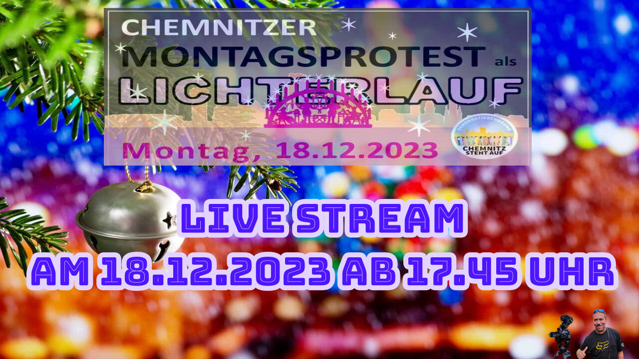 Live stream on December 18th, 2023 Chemnitz Light Run Reporting in accordance with Basic Law Art.5