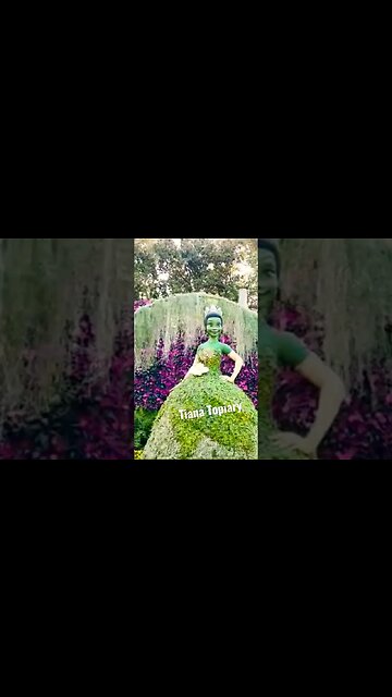 Tiana Topiary At Epcots Flower And Garden Festival