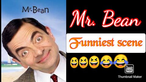 Mr. Bean in the restaurant