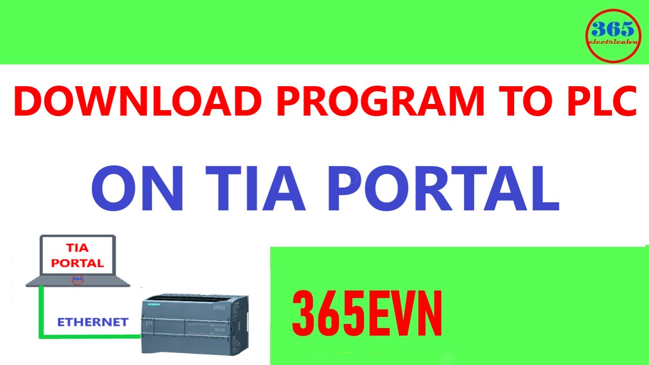 0166 - Download S7-1200 PLC program on TIA Portal