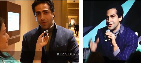 Reza Diako at the Chosen Insiders Conference video footage with him on the stage and of the stage