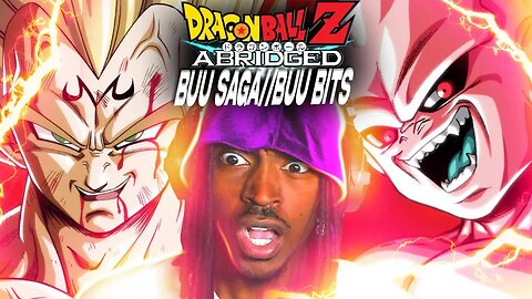 DRAGON BALL Z ABRIDGED BUU SAGA PART 1 & 2 REACTION (DBZA BUU SAGA REACTION)