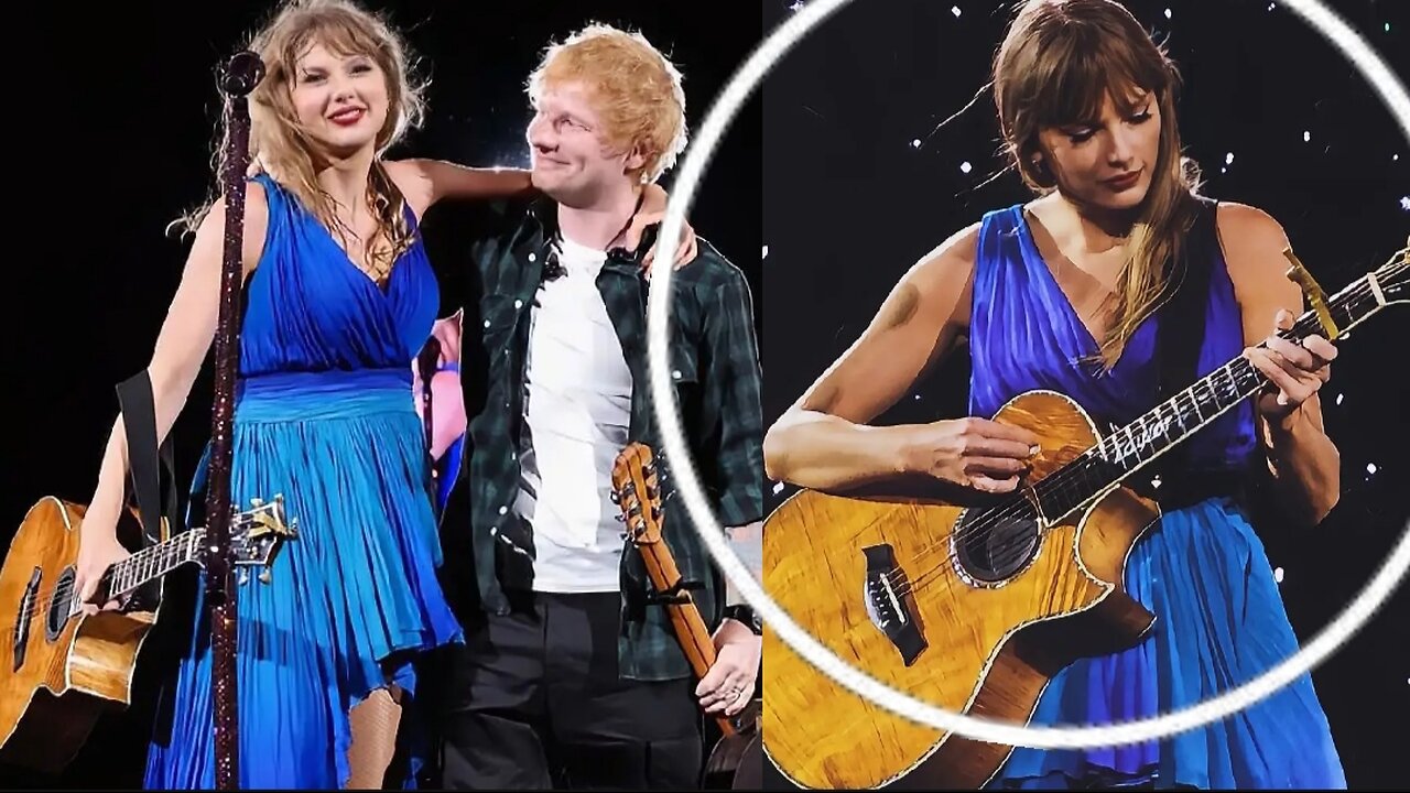 Ed Sheeran performed with Taylor Swift at Wembley Stadium