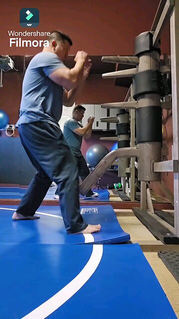 WTD Wooden Dummy (Mook Jong) Combination 9