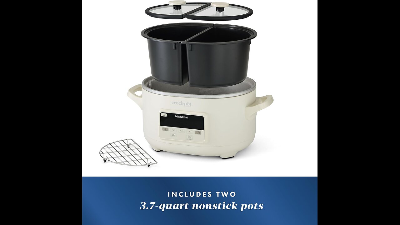 Crock-Pot MultiMeal Multicooker & Programmable Slow Cooker with Bake Function