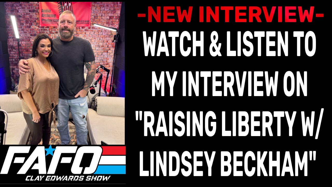 BEING INTERVIEWED BY MOMS FOR LIBERTY STATE CHAIR LINDSEY BECKAHM ON HER "RAISING LIBERTY" PODCAST