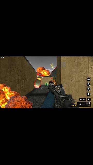 Roblox but there's NUKES everywhere! 💥💥💥 #roblox #fps #gaming