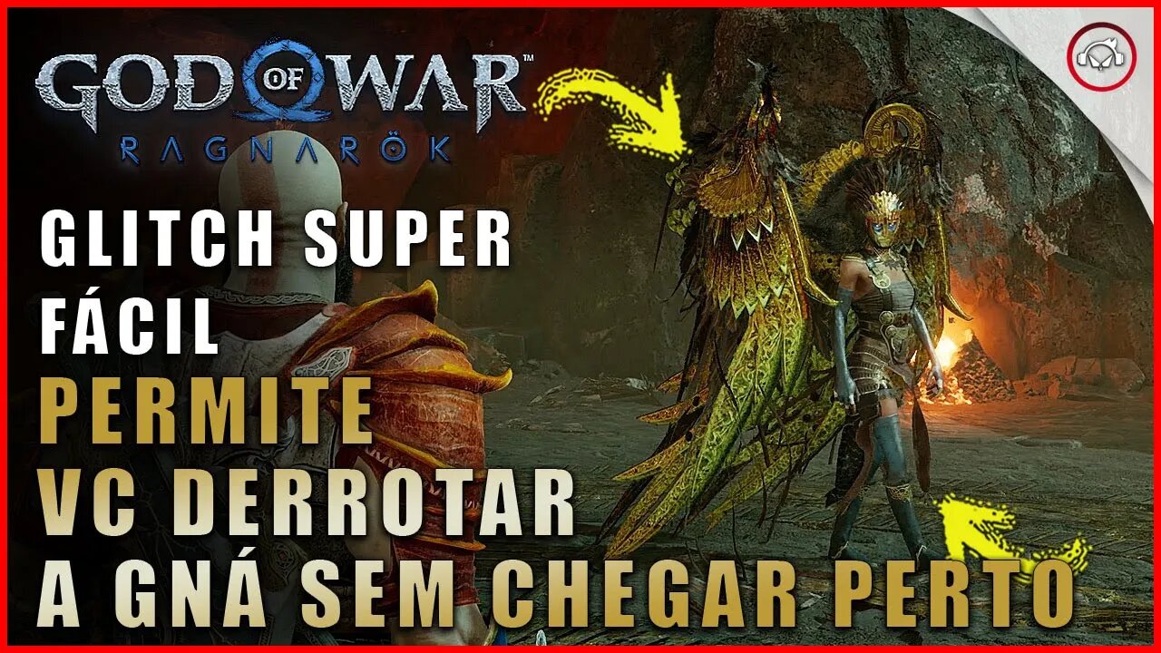 God of war Ragnarok, Glitch Super Fácil permite vc amassar a Valquíria Gná sem chegar perto dela