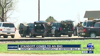 Standoff comes to an end in Cheyenne Wells