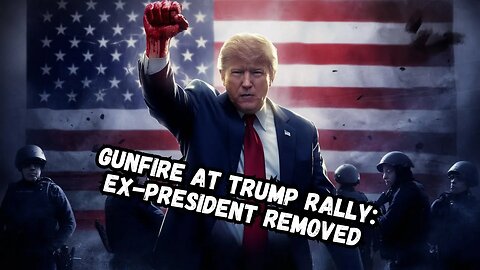 Chaos unfolds: Trump rally gunfire scare!