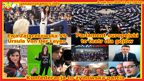 Ewa Zajączkowska VS Ursula Von Der Leyen Parlament europejski to teatr dla gojów Konfederacja