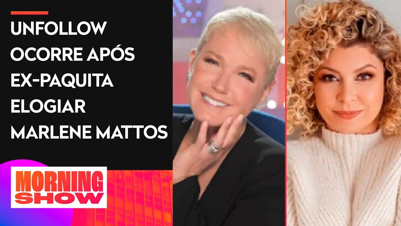 Após polêmica, Xuxa deixa de seguir Bárbara Goes