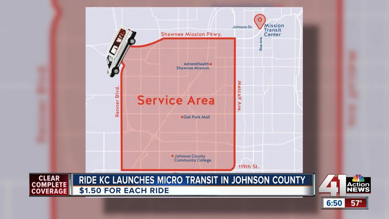 Ride KC offers free-ride coupon for new micro-transit service in Johnson County