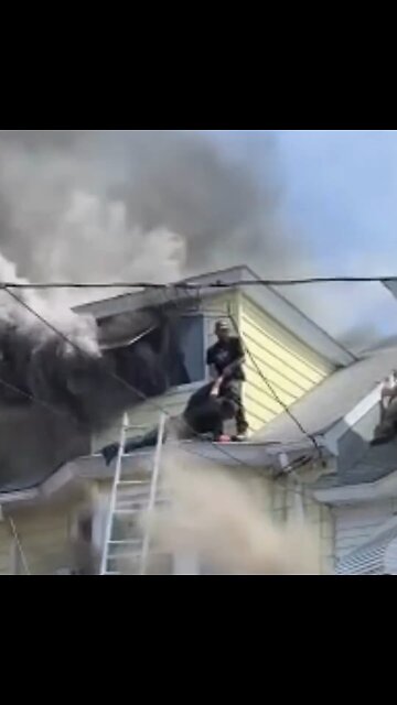Hero. Man Rescues Two People From Burning Home