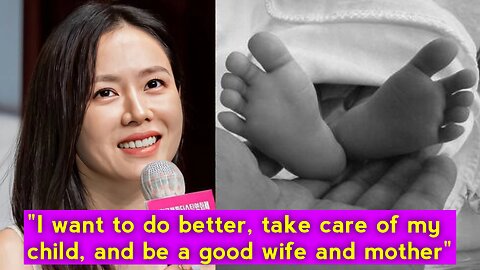 Son Ye Jin opened up about her family life and acting plans.