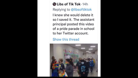 ⚫️Libs Of Tik Tok: Pride Parade In School👀